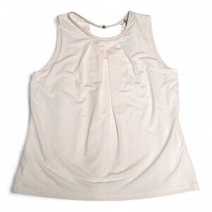 Short Story White Pleated Sleeveless Blouse  Petite MP